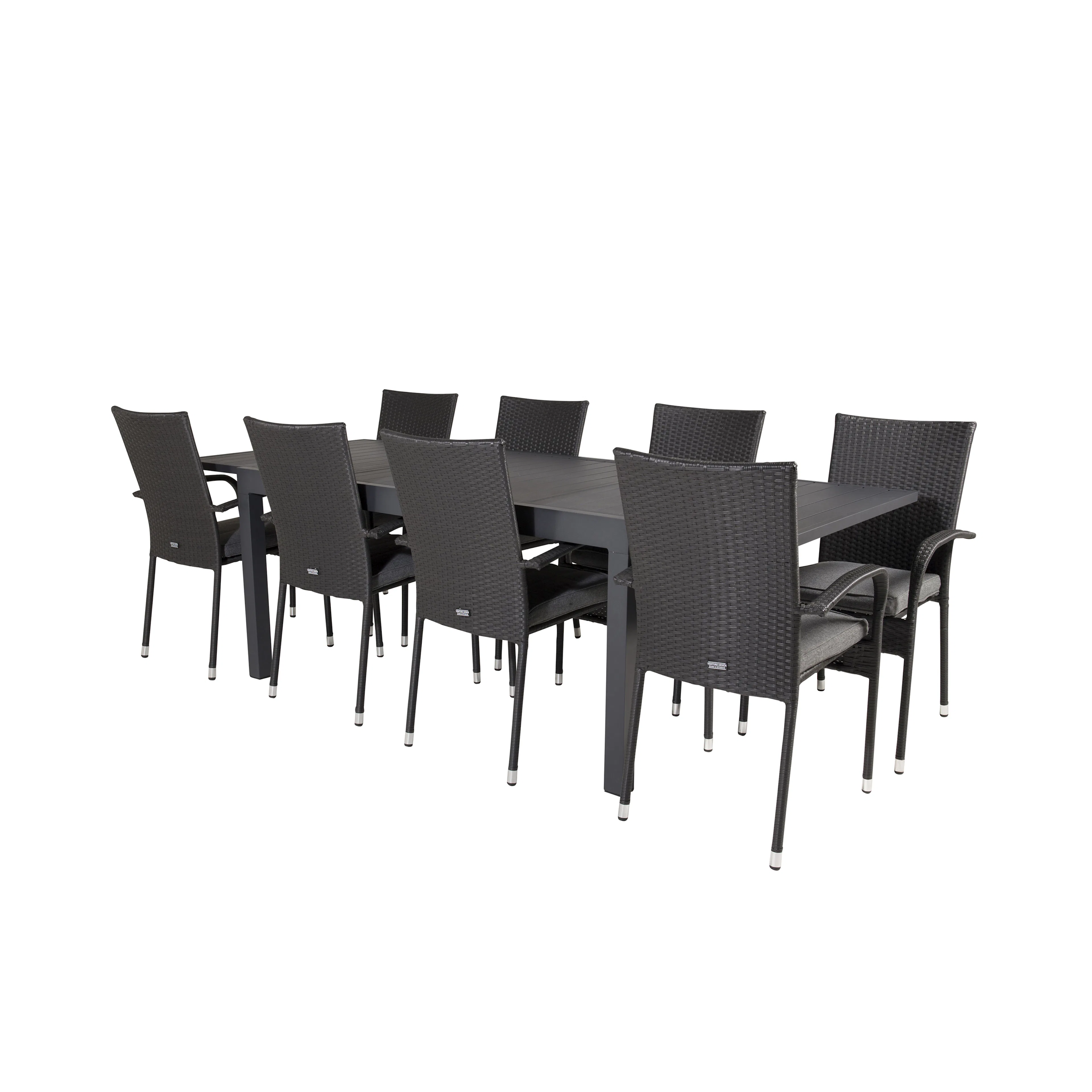 Matgrupp Venture Home Madrid 160/240 med 8 Asta Stolar