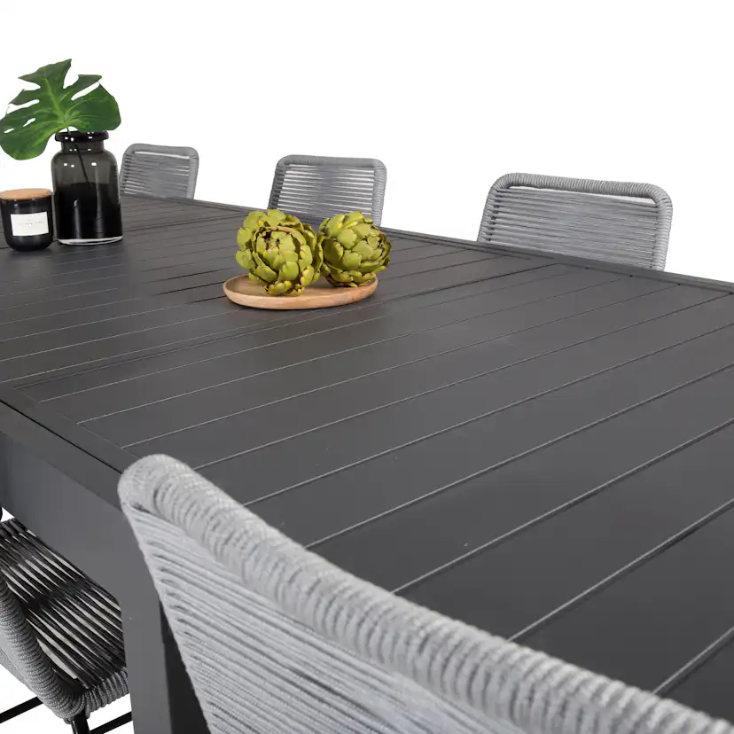 Matgrupp Venture Home Madrid 160/240 med 8 Leon Stolar