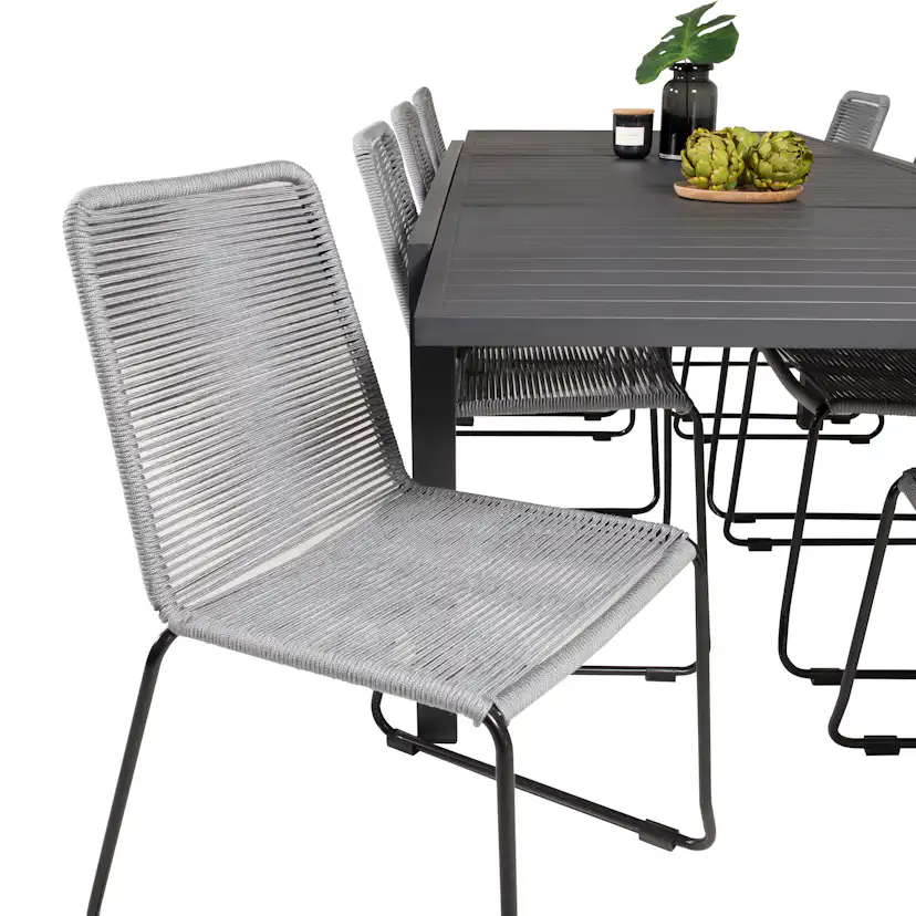 Matgrupp Venture Home Madrid 160/240 med 8 Leon Stolar