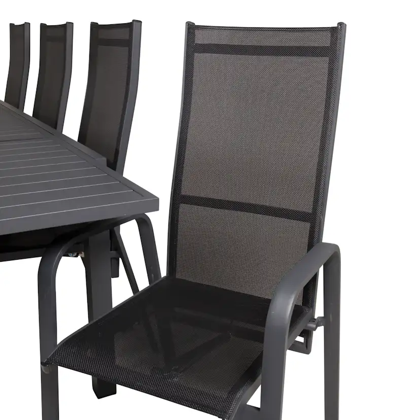 Matgrupp Venture Home Madrid 160/240 med 8 Copacabana Stolar