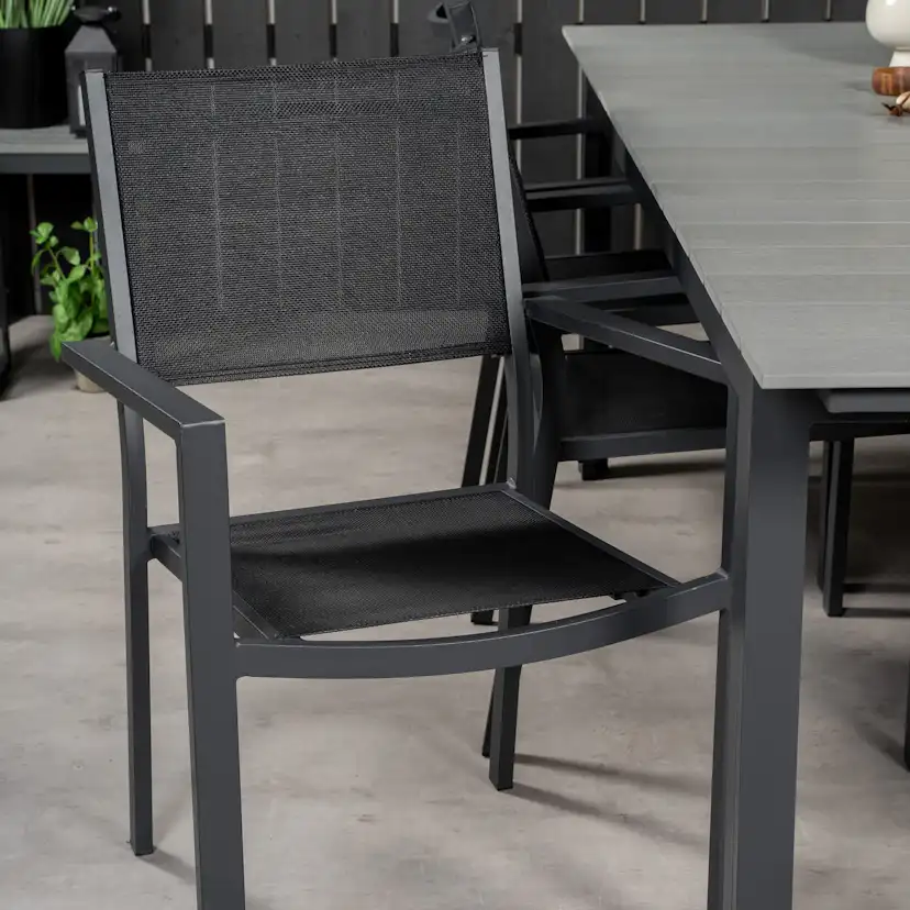 Matgrupp Venture Home Lova 224/324 med 6 Copacabana Karmstolar