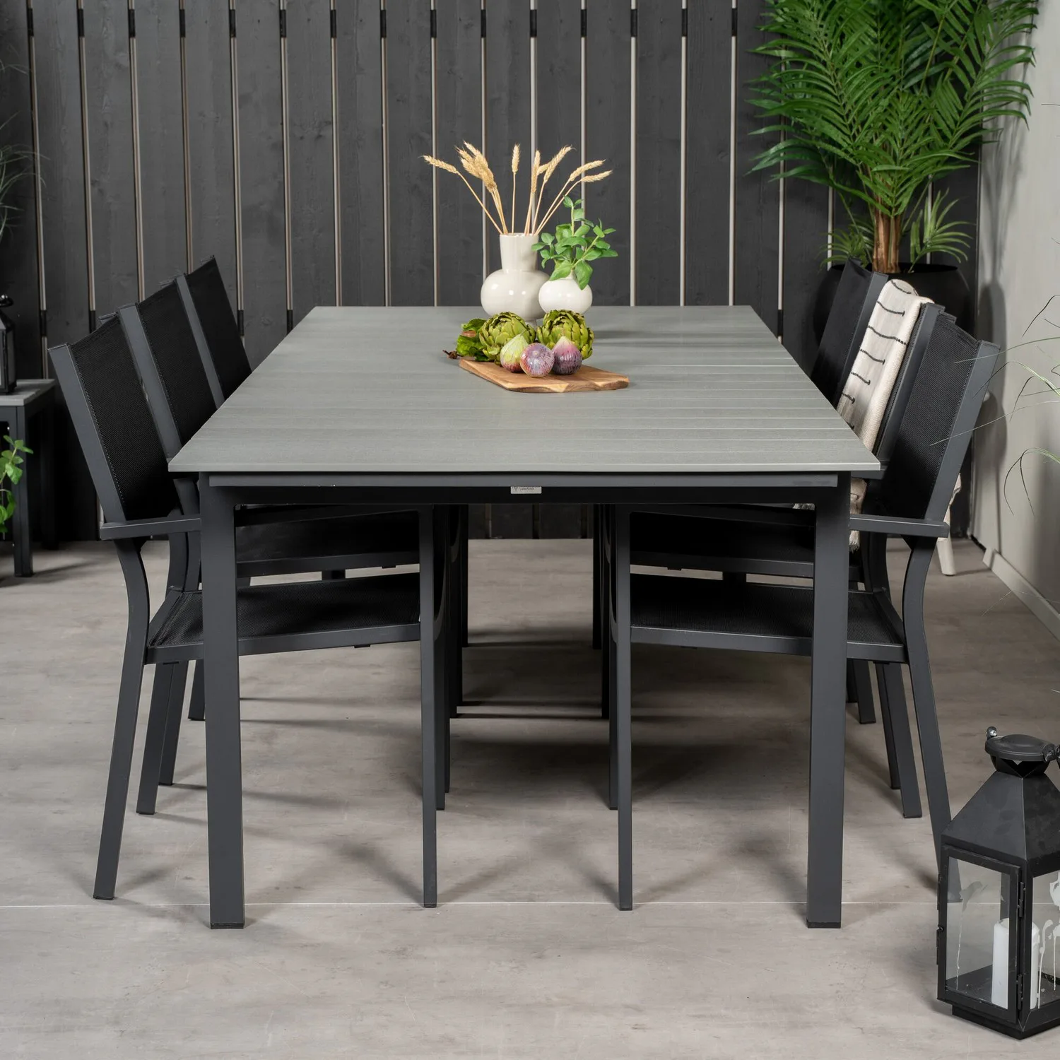 Matgrupp Venture Home Lova 224/324 med 6 Copacabana Karmstolar