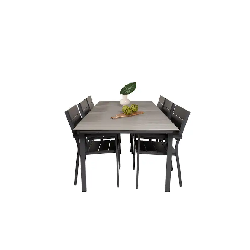 Matgrupp Venture Home Lova 224/324 med 6 Lova Stolar