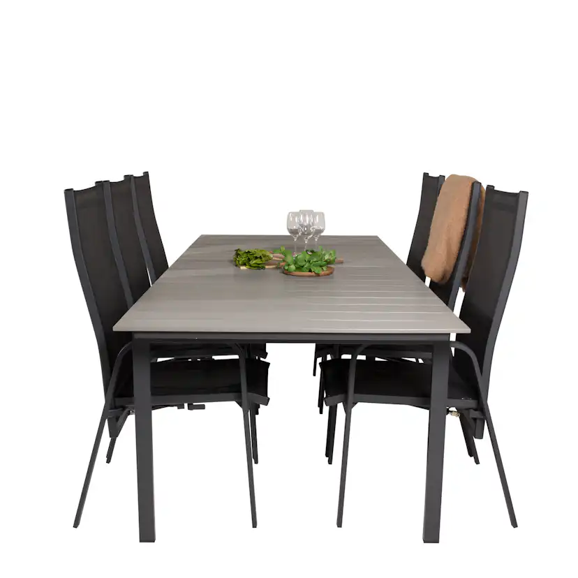 Matgrupp Venture Home Lova 224/324 med 6 Copacabana Stolar