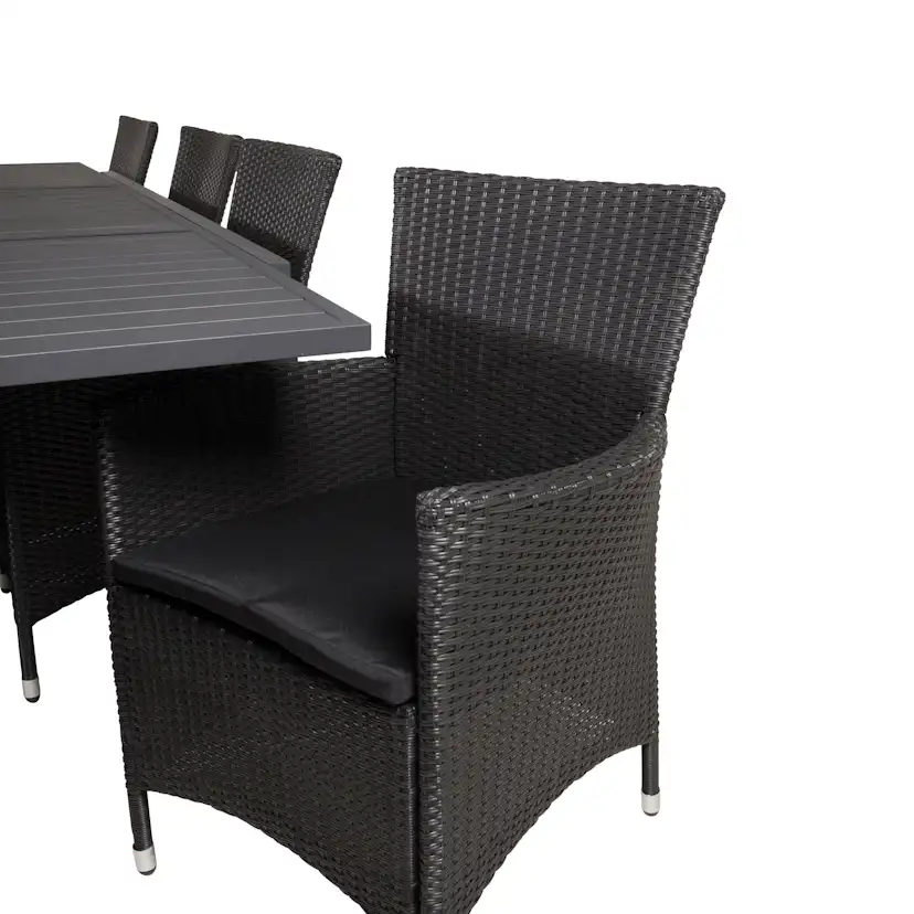 Matgrupp Venture Home Madrid 160/240 med 8 Kira Stolar