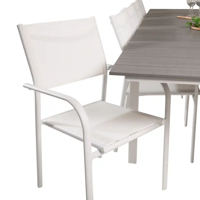 Matgrupp Venture Home Lova 224/324 med 10 Siri Karmstolar