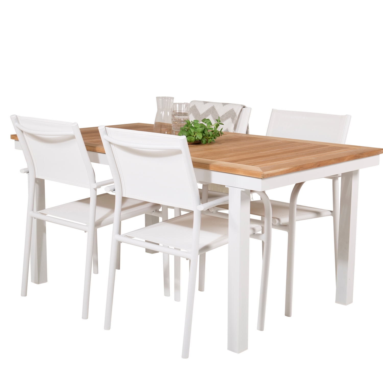 Matgrupp Venture Home Perla 160/240 med 4 Siri Matstolar