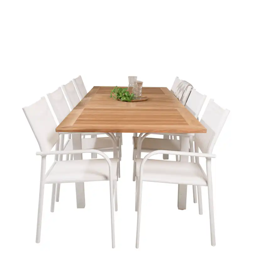 Matgrupp Venture Home Perla 160/240 med 8 Siri Matstolar