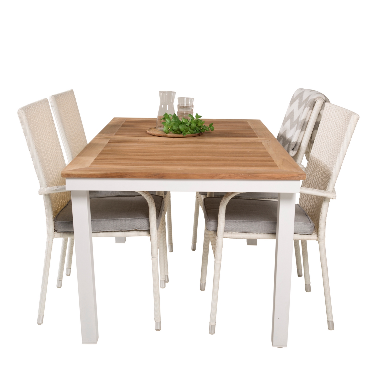 Matgrupp Venture Home Perla 160/240 med 4 Asta Stolar