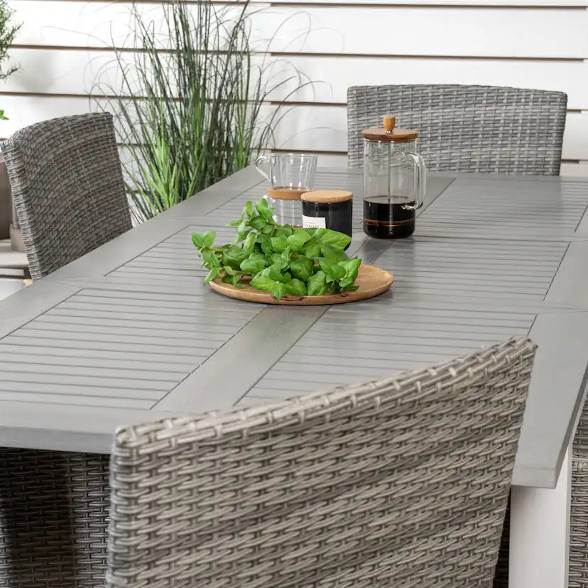 Matgrupp Venture Home Aleyna 152/210 med 6 Milwa Stolar