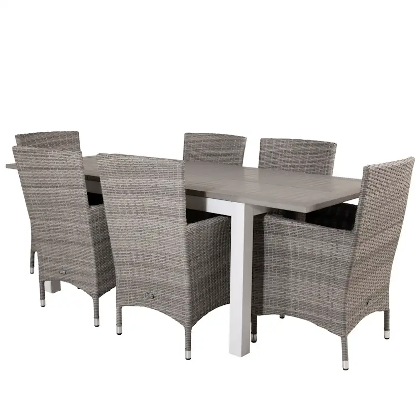 Matgrupp Venture Home Aleyna 152/210 med 6 Milwa Stolar