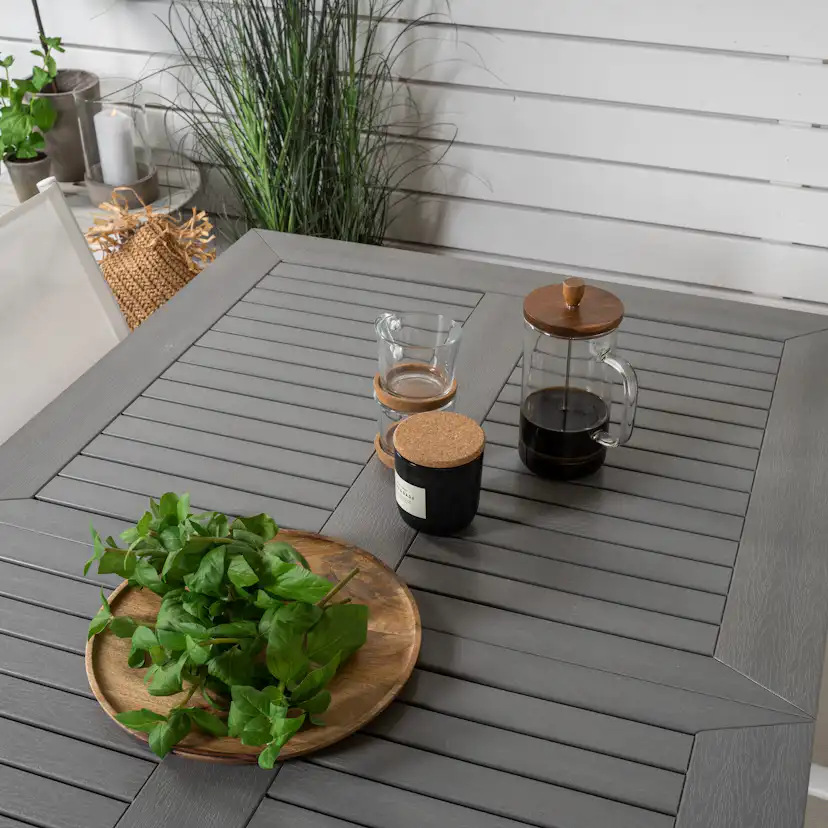 Matgrupp Venture Home Aleyna 152/210 med 4 Siri Karmstolar