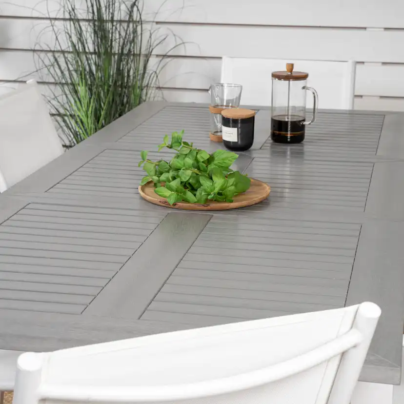 Matgrupp Venture Home Aleyna 152/210 med 6 Siri Karmstolar