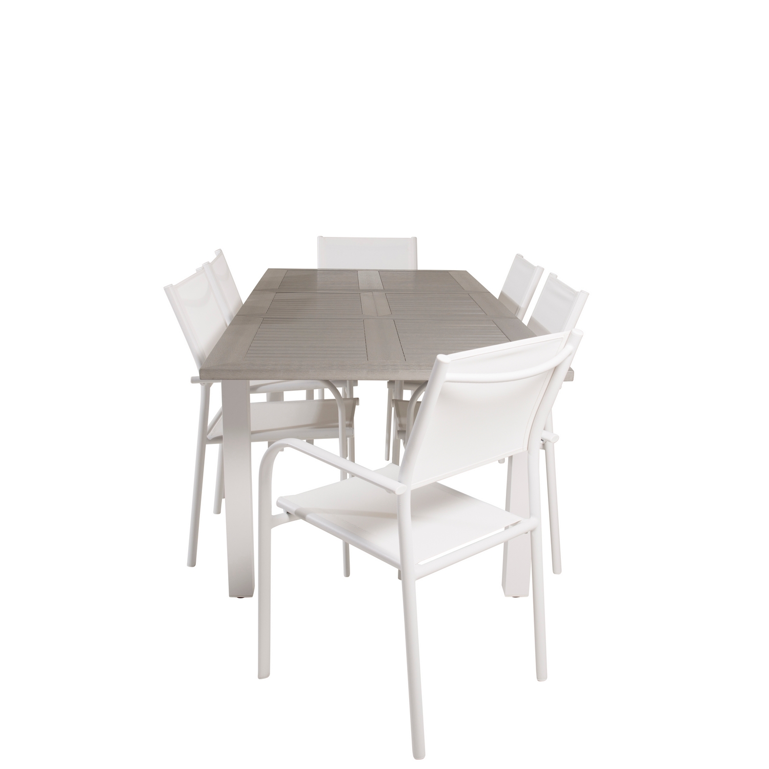 Matgrupp Venture Home Aleyna 152/210 med 6 Siri Karmstolar