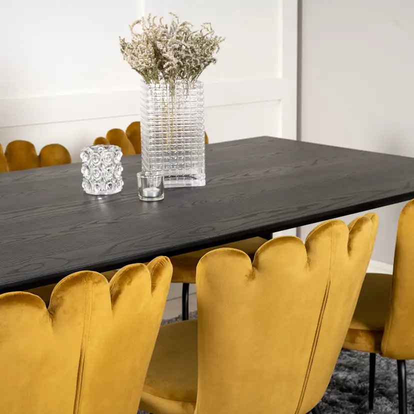 Matgrupp furniture/fashion Disa med 6 Limhamn Light Stolar