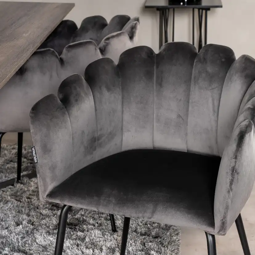 Matgrupp furniture/fashion Madde med 4 Limhamn Stolar