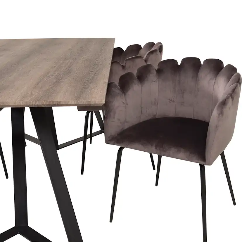 Matgrupp furniture/fashion Madde med 4 Limhamn Stolar