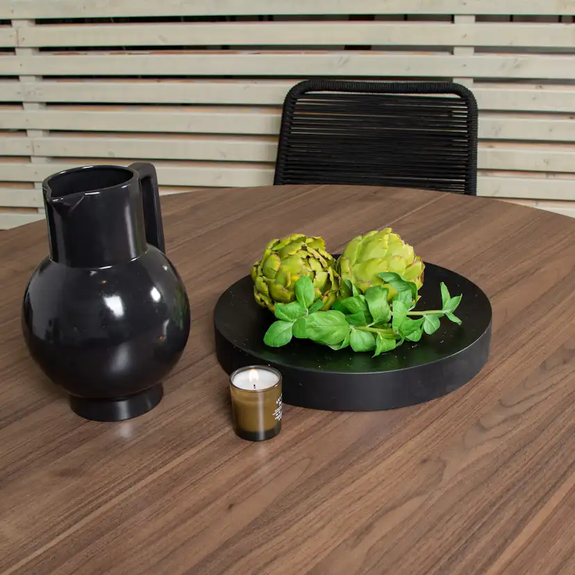 Matgrupp Venture Home Lea Ø120 med 4 Leon Karmstolar