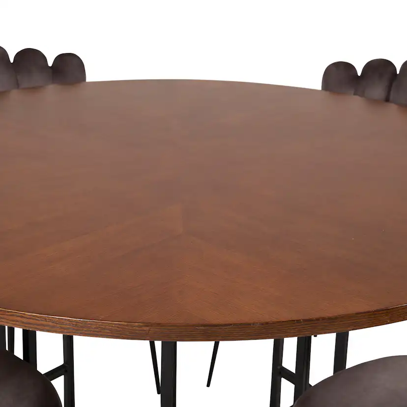 Matgrupp furniture/fashion Copenhagen med 4 Gråa Limhamn Light Stolar