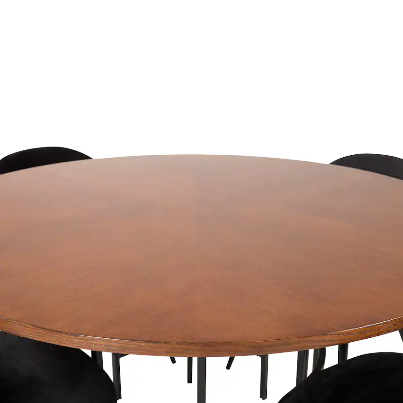 Matgrupp furniture/fashion Copenhagen med 4 Valentina Sammet Stolar