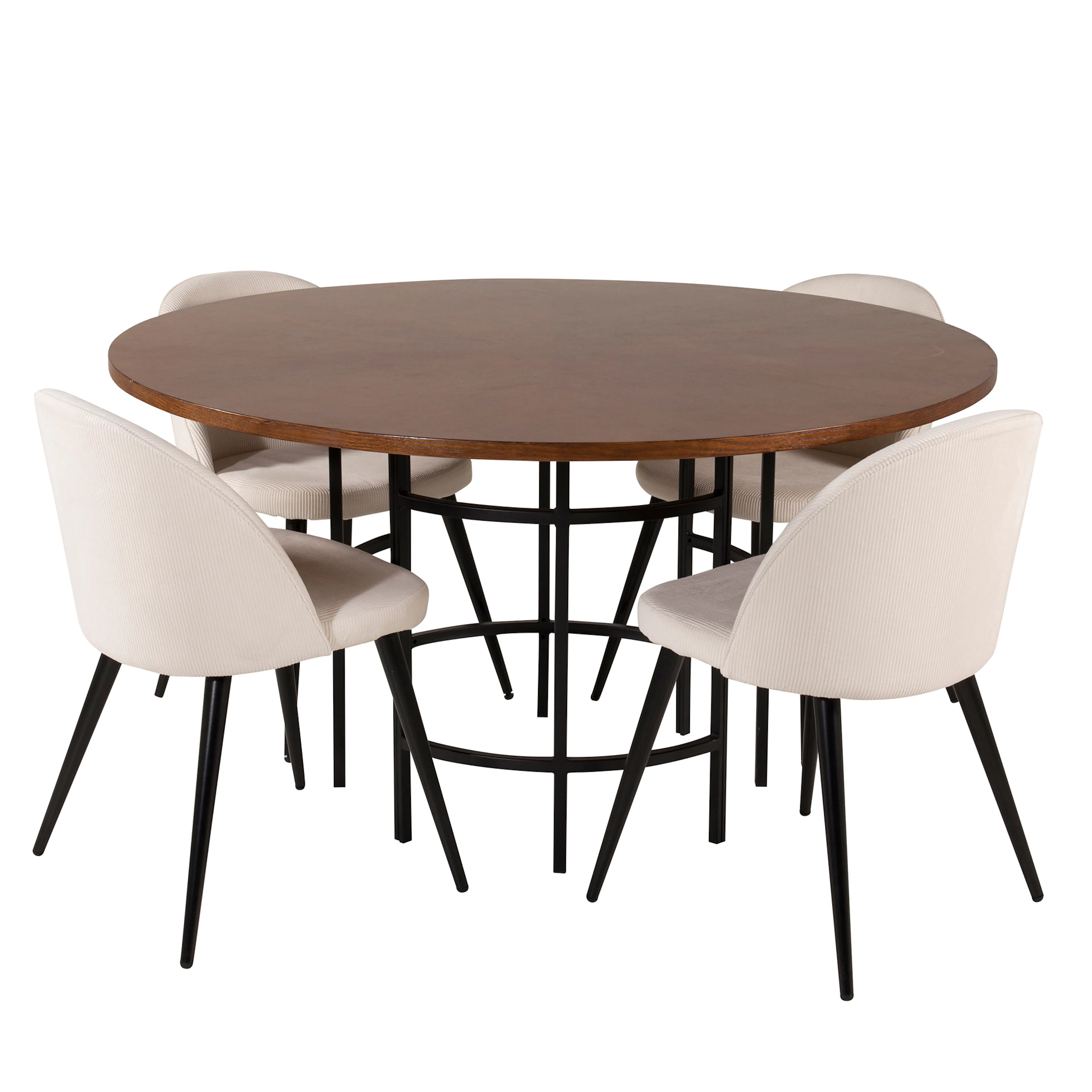 Matgrupp furniture/fashion Copenhagen med 4 Valentina Manchester Stolar