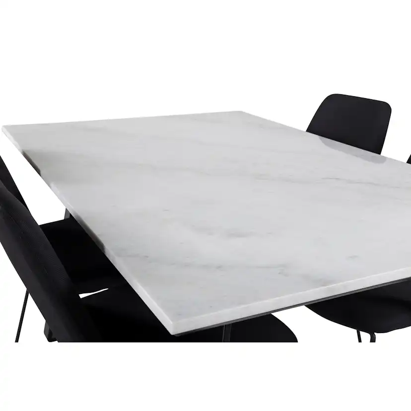 Matgrupp Venture Home Estelle 140 med 4 Muscot Stolar