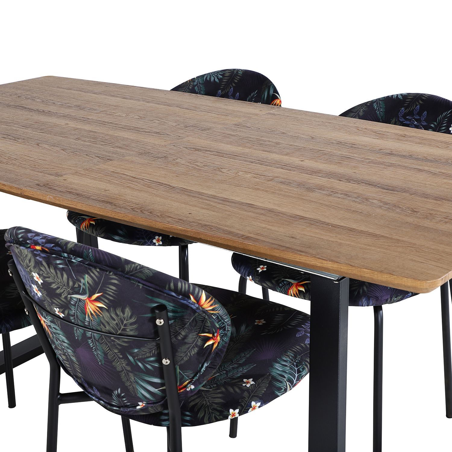 Matgrupp Venture Home Ina med 4 Valor Stolar Polyestertyg