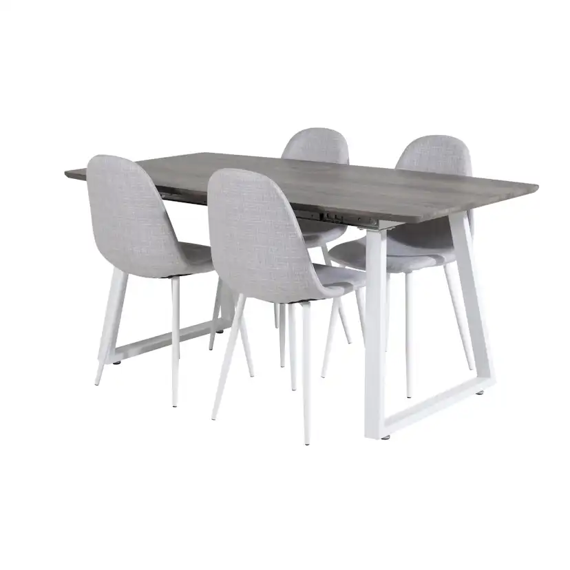 Matgrupp Venture Home Ina med 4 Pobbie Stolar Polyestertyg