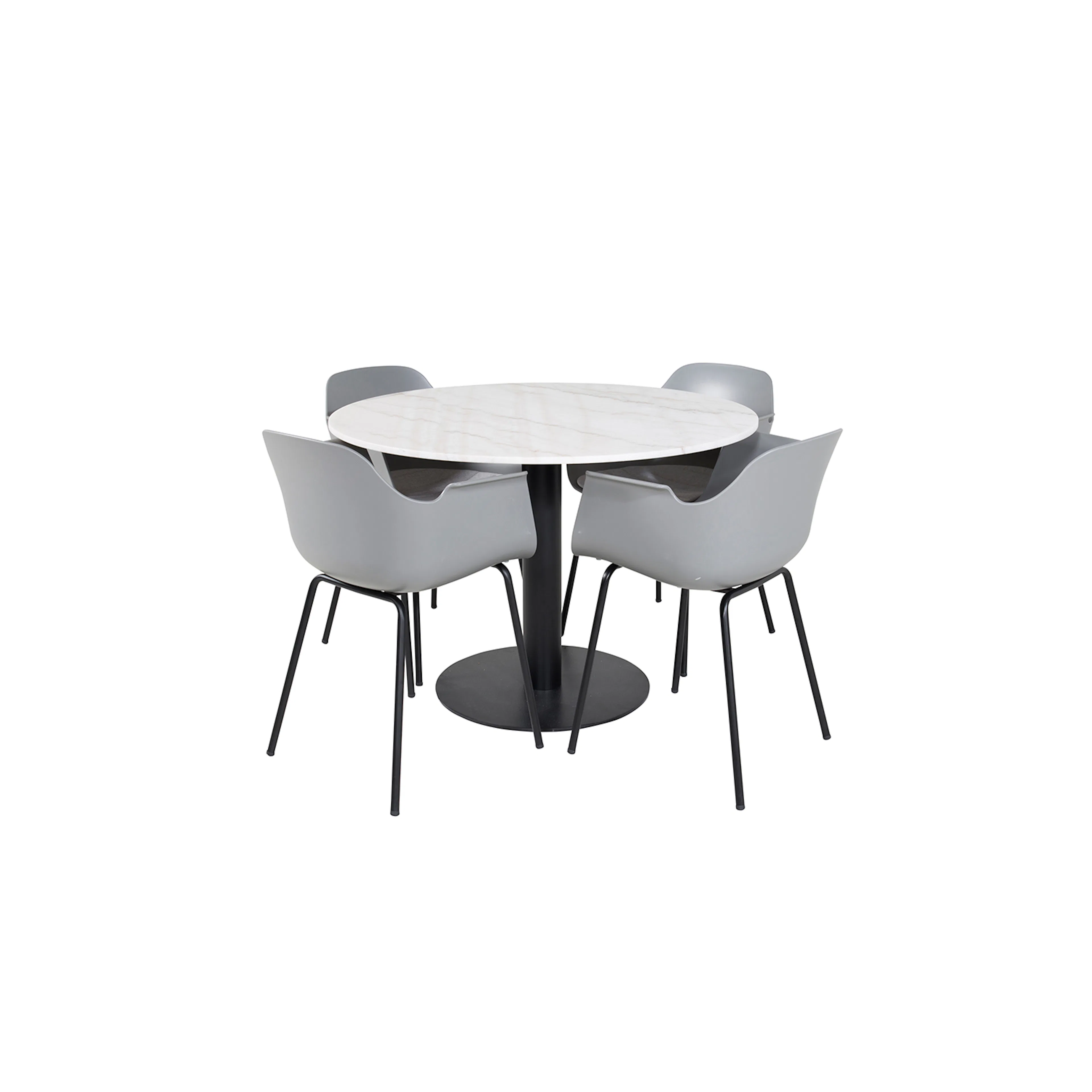 Matgrupp Venture Home Estelle med 4 Colombine Stolar