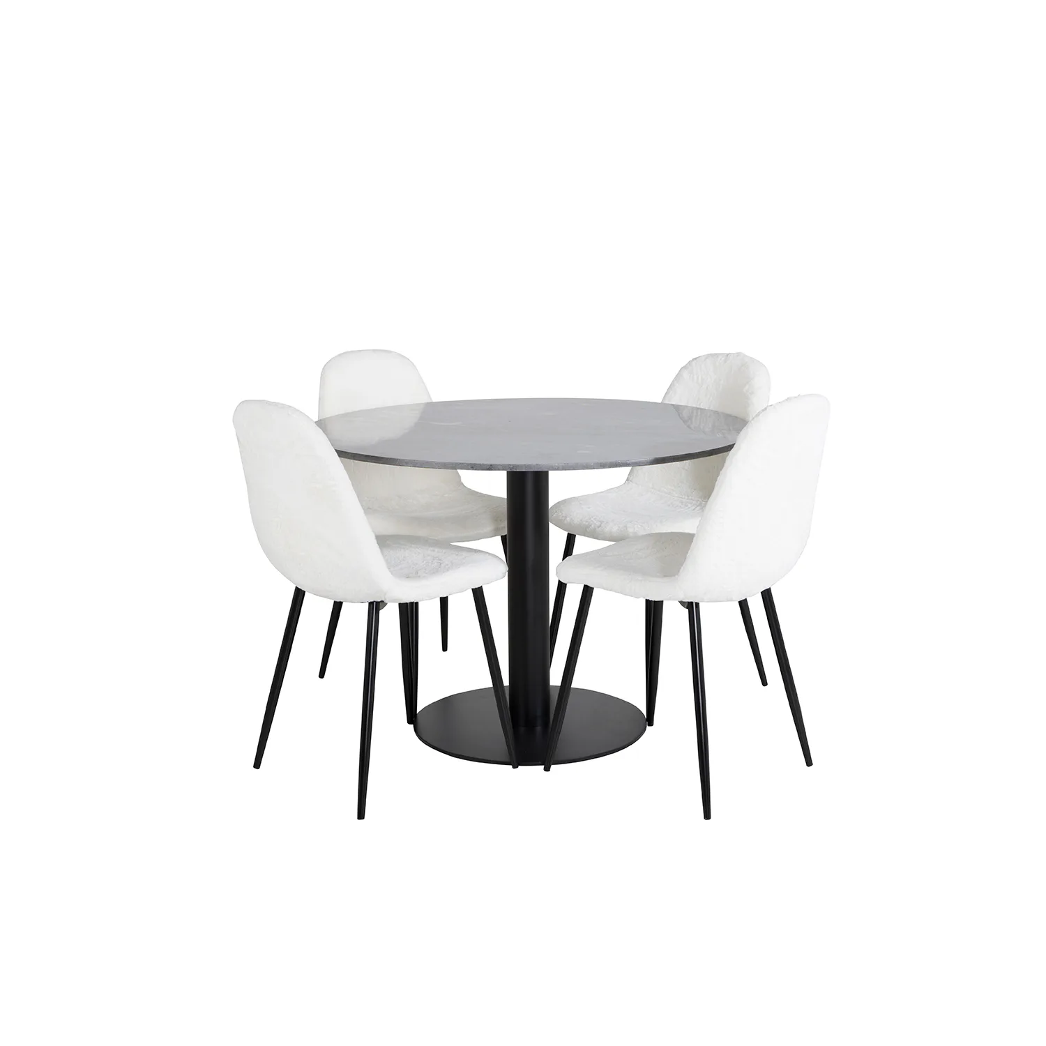 Matgrupp Venture Home Estelle med 4 Pooya Stolar PolyEstelletyg