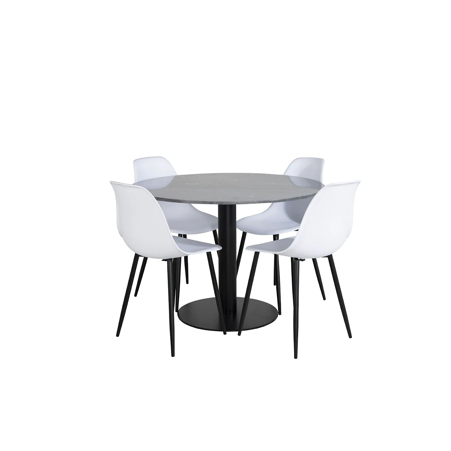 Matgrupp Venture Home Estelle med 4 Pop Stolar