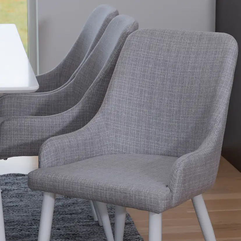 Matgrupp Venture Home Polar med 6 Plaza stolar