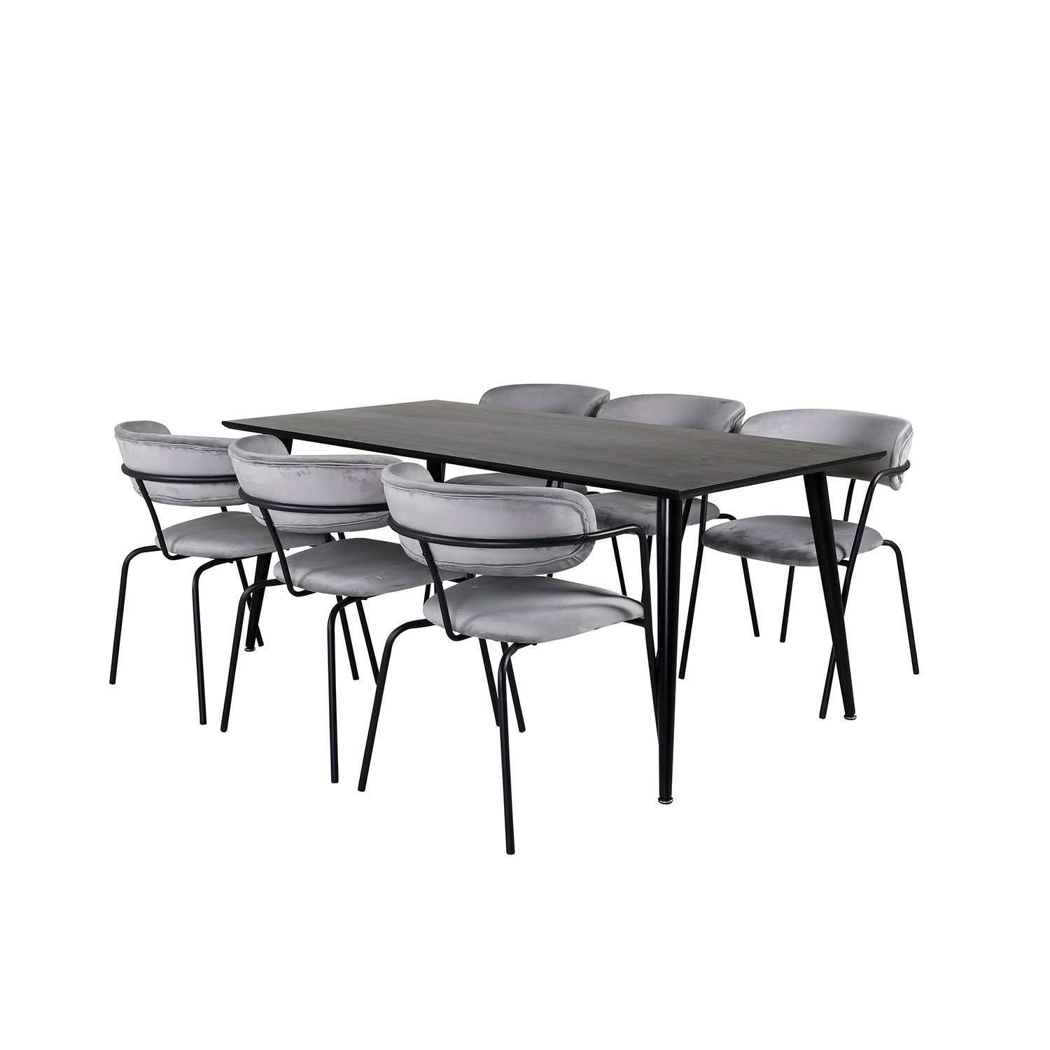 Matgrupp Venture Home Dipp med 6 Arrow stolar