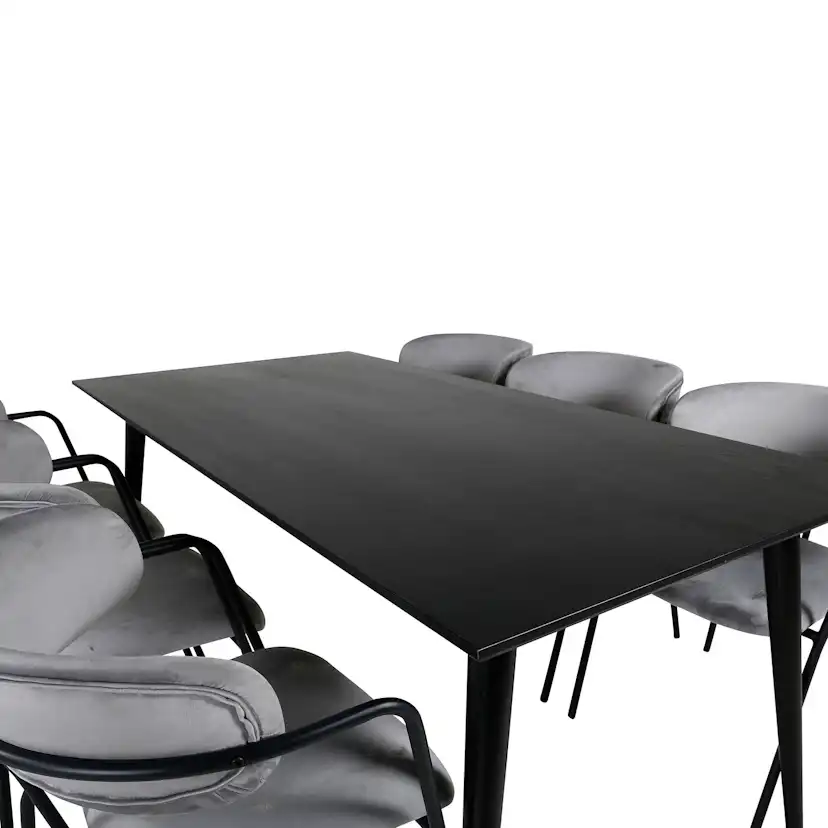 Matgrupp Venture Home Dipp med 6 Arrow stolar