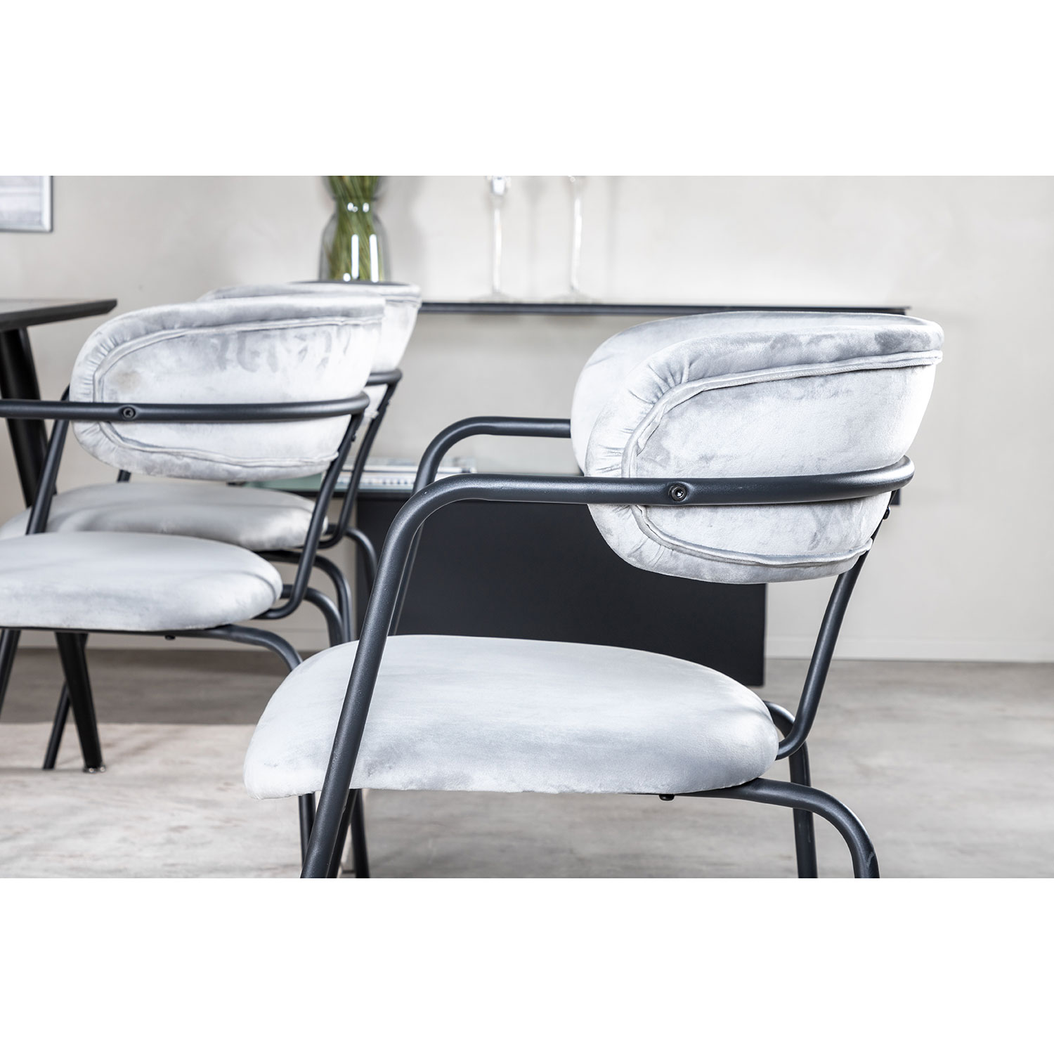 Matgrupp Venture Home Dipp med 6 Arrow stolar