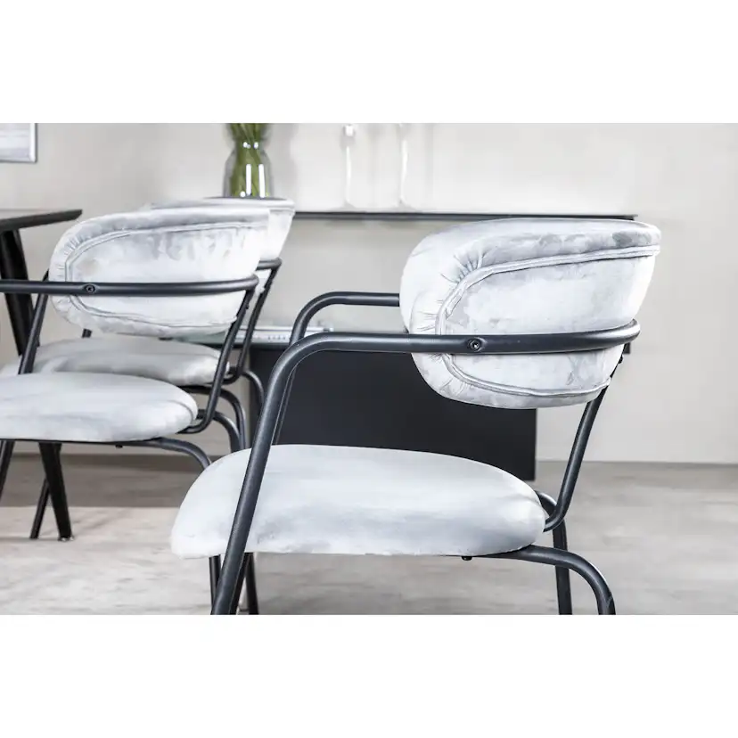 Matgrupp Venture Home Dipp med 6 Arrow stolar