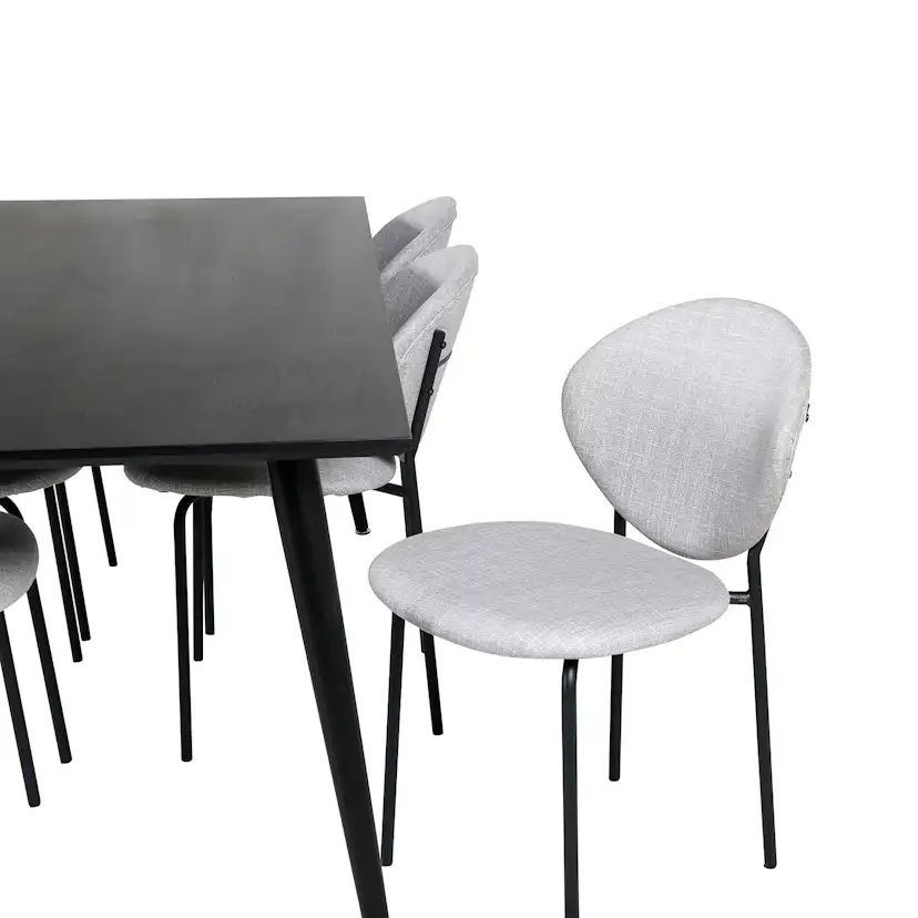 Matgrupp Venture Home Dipp med 6 Vault stolar