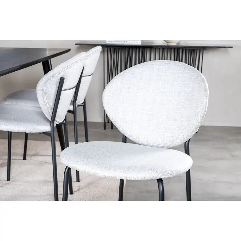 Matgrupp Venture Home Dipp med 6 Vault stolar