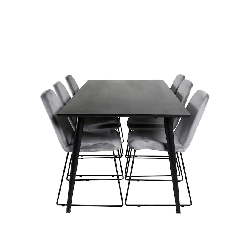 Matgrupp Venture Home Dipp med 6 Muce stolar