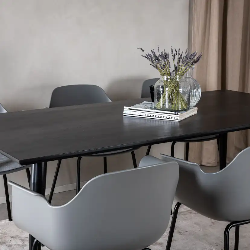 Matgrupp Venture Home Dipp med 6 Comfort Plastic stolar