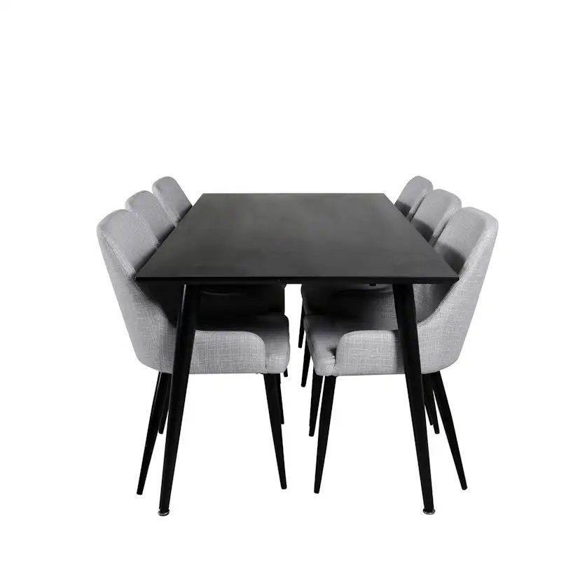 Matgrupp Venture Home Dipp med 6 Plaza stolar