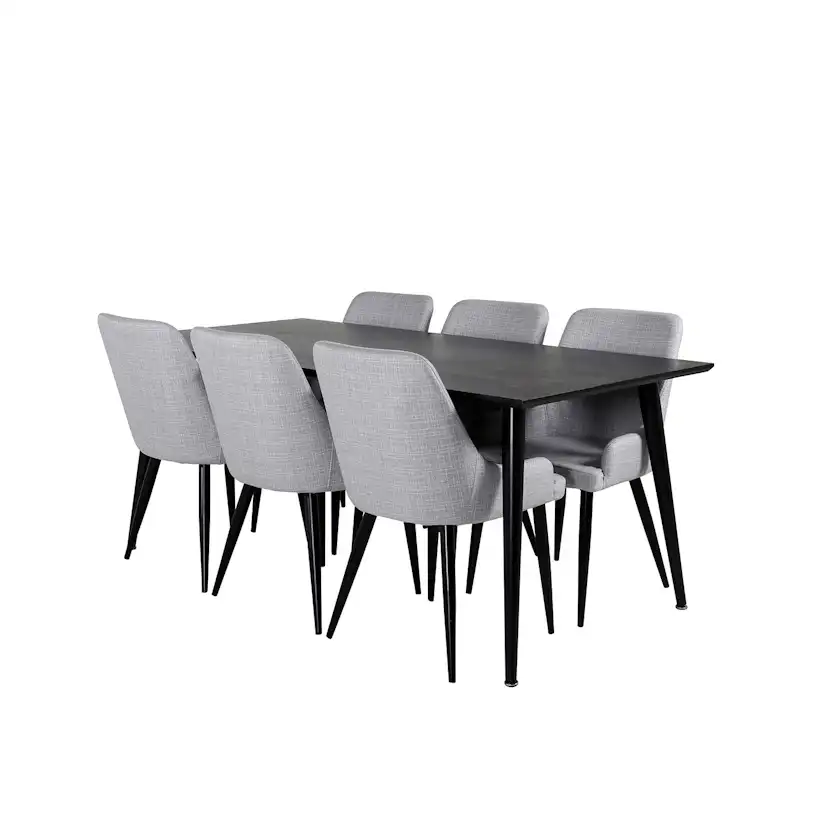 Matgrupp Venture Home Dipp med 6 Plaza stolar