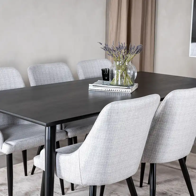 Matgrupp Venture Home Dipp med 6 Plaza stolar