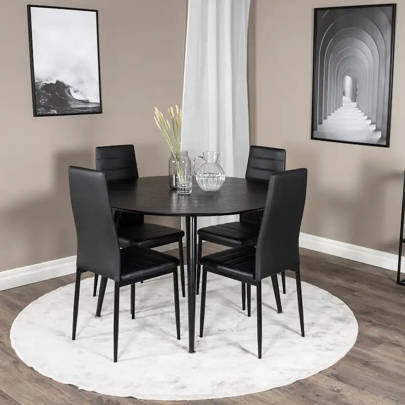 Matgrupp Venture Home Dipp med 4 Slim High stolar