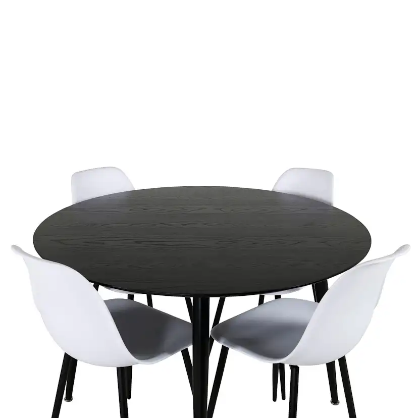 Matgrupp Venture Home Dipp med 4 Polar Plastic stolar