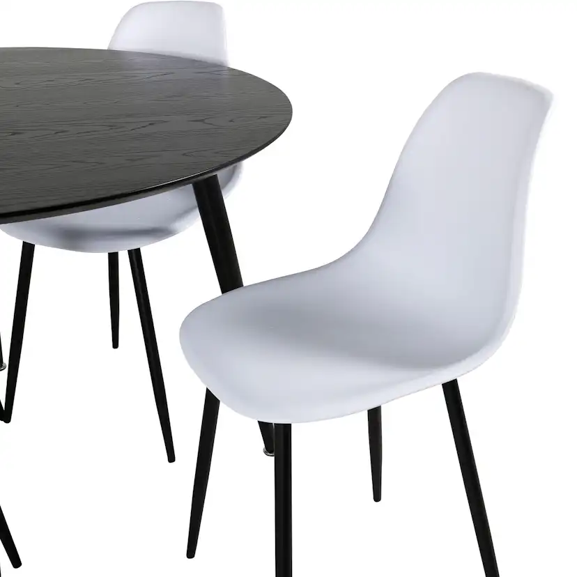 Matgrupp Venture Home Dipp med 4 Polar Plastic stolar