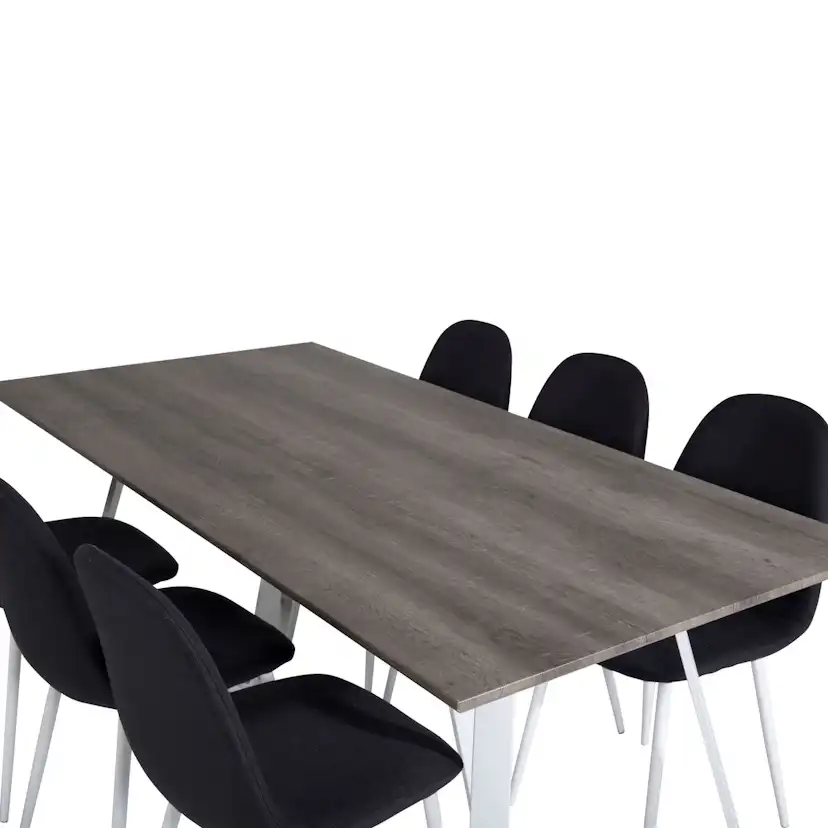 Matgrupp Venture Home Marina med 6 Polar stolar