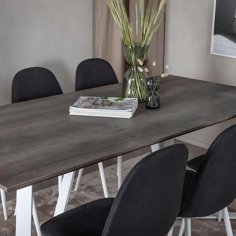 Matgrupp Venture Home Marina med 6 Polar stolar