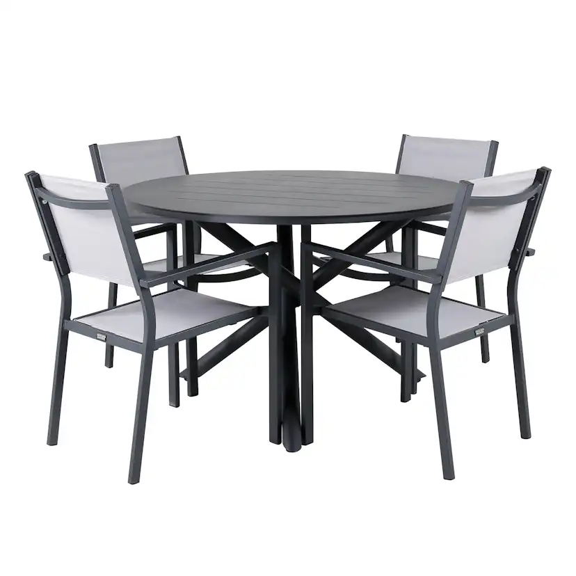 Matgrupp Venture Home Alma med 4 Copacabana Stolar