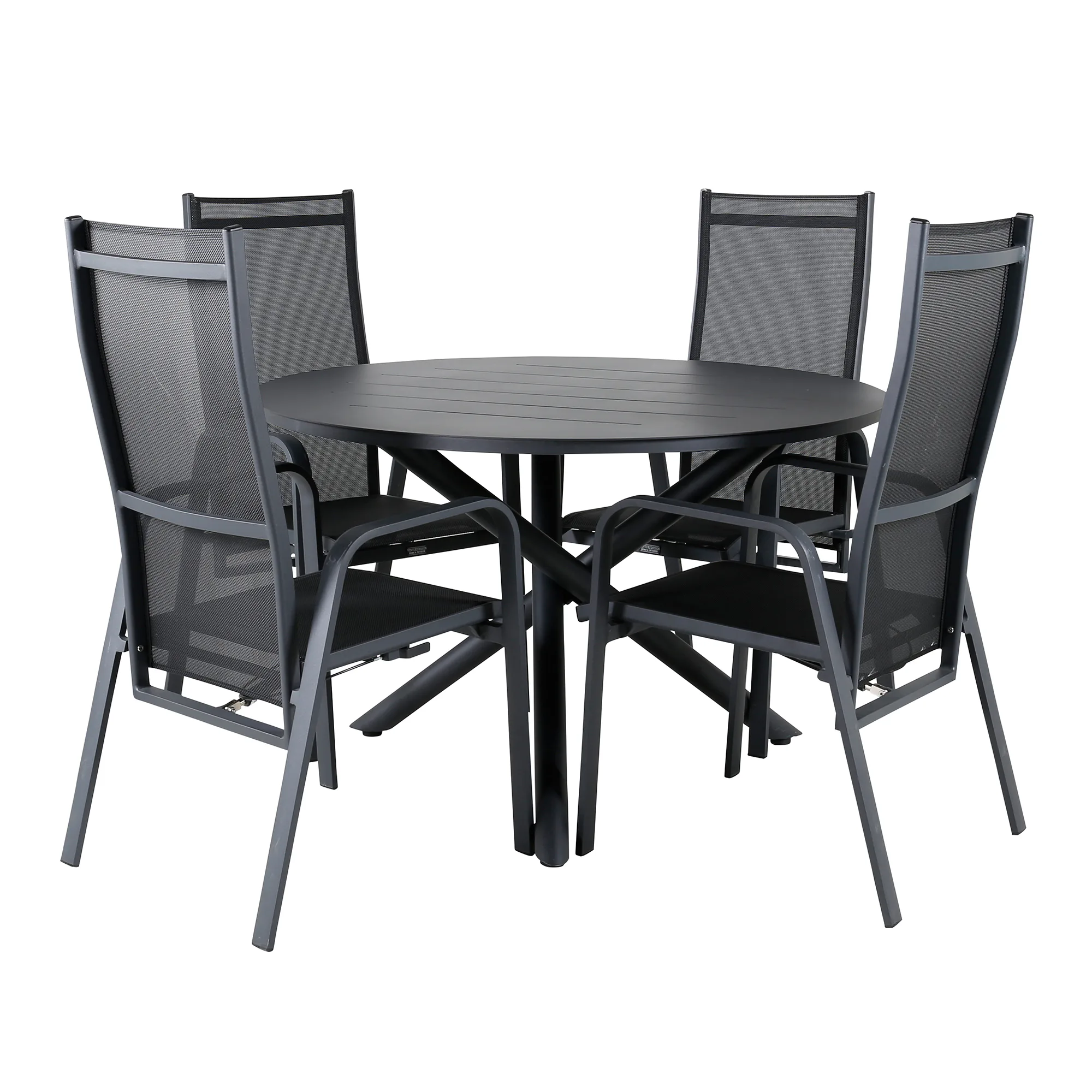 Matgrupp Venture Home Ande med 4 Cubb Recliner Matstolar